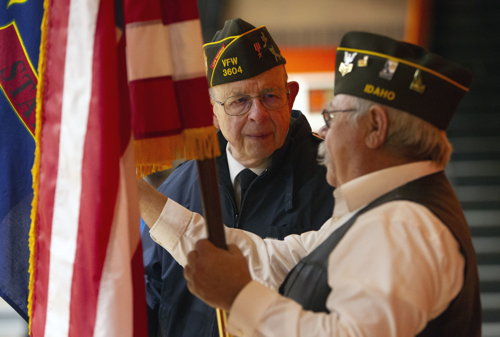 Veterans Day assembly in Buhl
